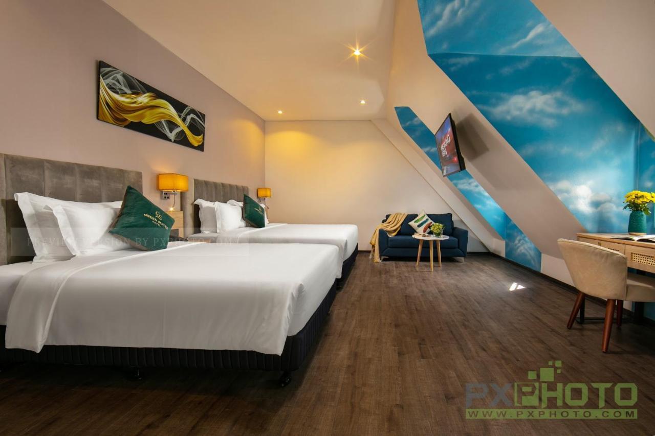 Green Suites Hotel Ha Long Esterno foto
